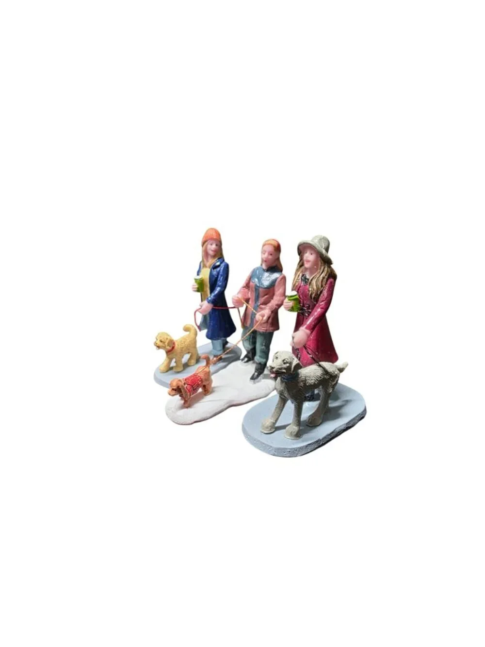 Lemax Village Collection Multi-Tasking Strolling With Pooch